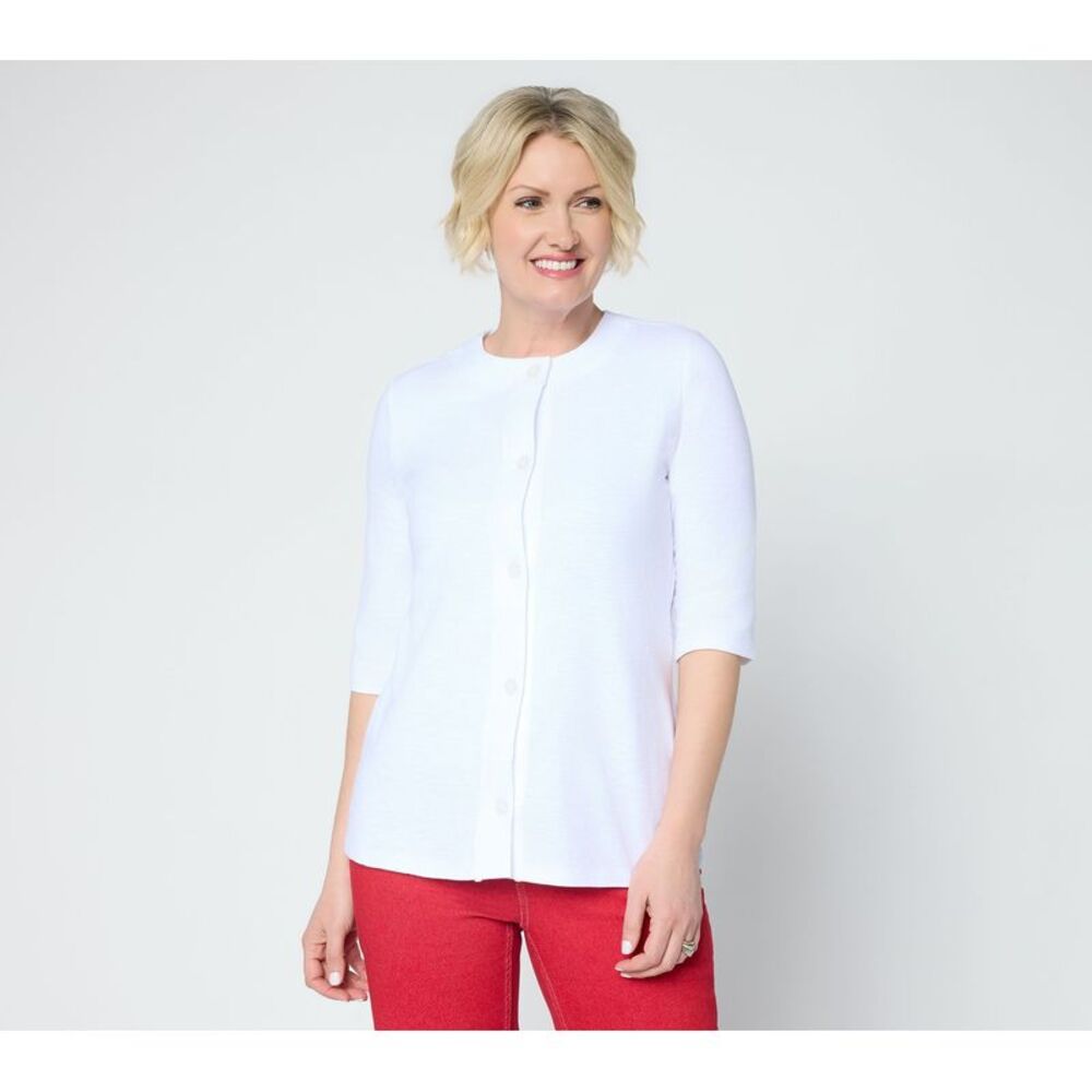 Liberare Women's Top Plus Sz Sweater 2X Make Your Selection: Denim White A729109